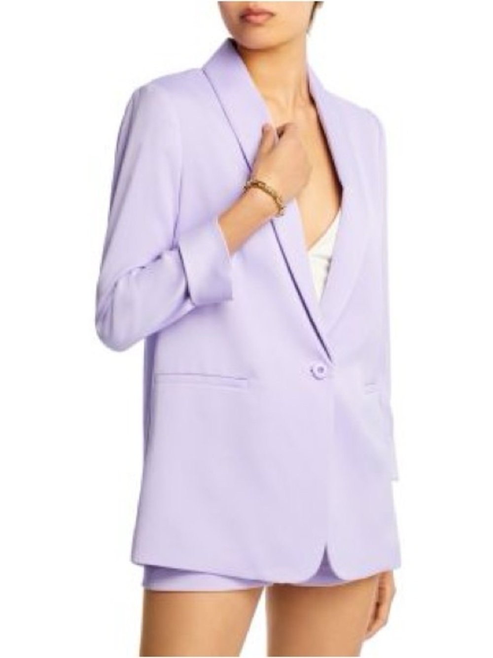 💜 Alice + Olivia Yuriko shawl collar blazer . Size 0.